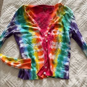 Hand dyed cardigan